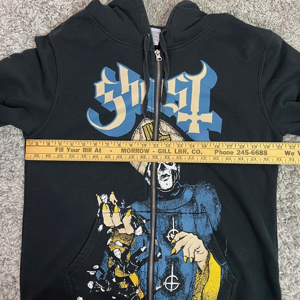 Ghost Band Handful of Demons Hoodie Hoodie Zip Medium Mens Concert Tour Metal - Picture 3 of 7